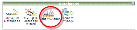 database section